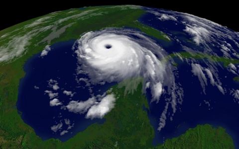 Animation of Hurricane Katrine